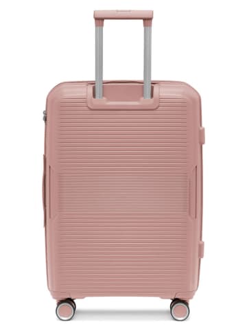 Puccini Hardcase-Trolley "Yoko" in Rosa - (B)45 x (H)67 x (T)25 cm