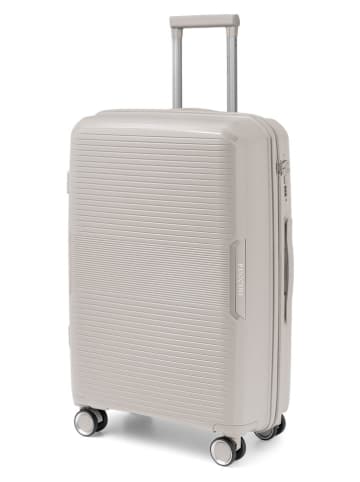 Puccini Hardcase-Trolley "Yoko" in Creme - (B)45 x (H)67 x (T)25 cm
