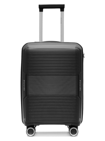 Puccini Hardcase-Trolley "Yoko" in Schwarz - (B)36 x (H)55 x (T)26 cm