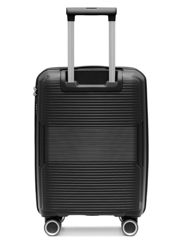 Puccini Hardcase-Trolley "Yoko" in Schwarz - (B)36 x (H)55 x (T)26 cm
