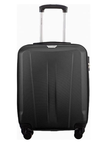 Puccini Hardcase-Trolley "Paris" in Schwarz - (B)40 x (H)55 x (T)20 cm