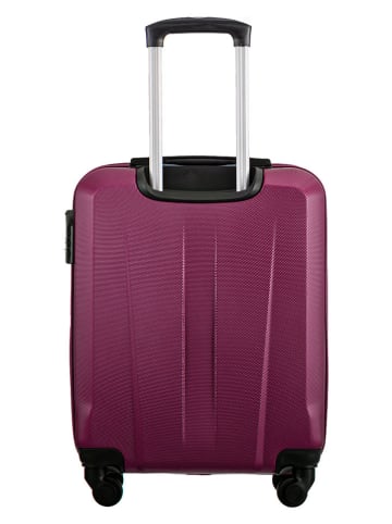 Puccini Hardcase-Trolley "Paris" in Lila - (B)40 x (H)55 x (T)20 cm