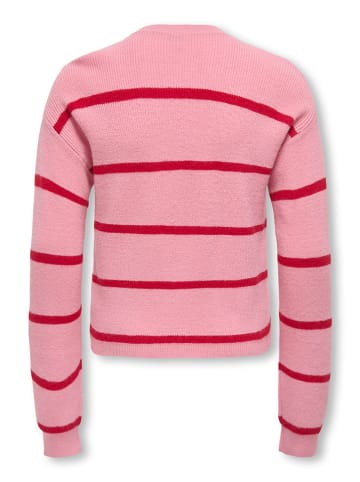 KIDS ONLY Pullover "Franca" in Rosa/ Rot