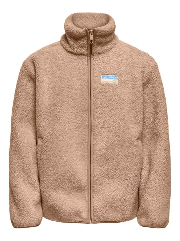 KIDS ONLY Teddy-Jacke "Eva" in Hellbraun
