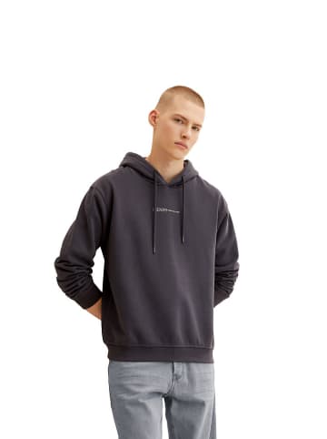 Tom Tailor Hoodie in Anthrazit