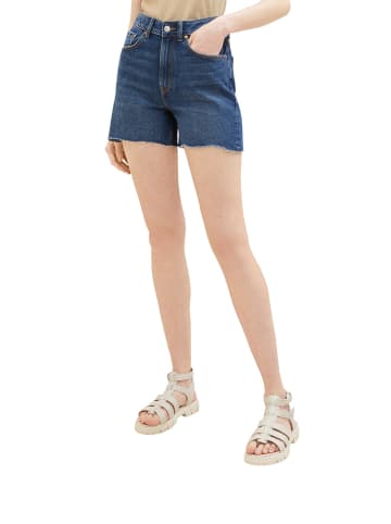 Tom Tailor Jeans-Shorts in Dunkelblau