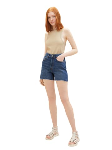 Tom Tailor Jeans-Shorts in Dunkelblau