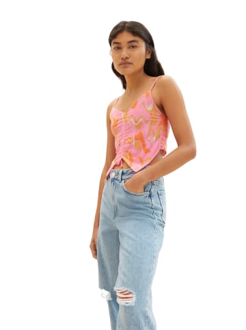 Tom Tailor Top w kolorze pomarańczowo-różowym