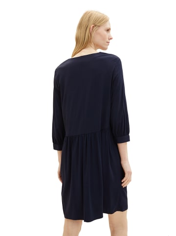 Tom Tailor Kleid in Dunkelblau