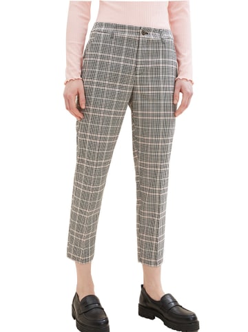 Tom Tailor Hose in Grau/ Beige