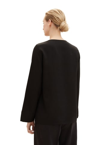 Tom Tailor Bluzka w kolorze czarnym