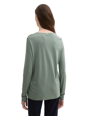 Tom Tailor Longsleeve in Grün