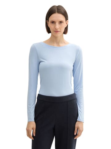 Tom Tailor Longsleeve in Hellblau