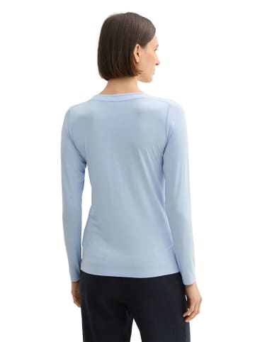 Tom Tailor Longsleeve in Hellblau