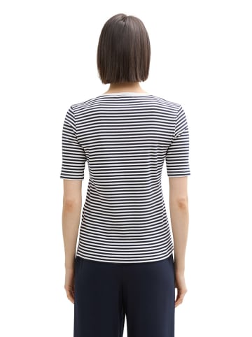 Tom Tailor Koszulka w kolorze czarno-białym