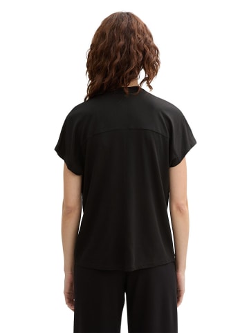Tom Tailor Bluse in Schwarz