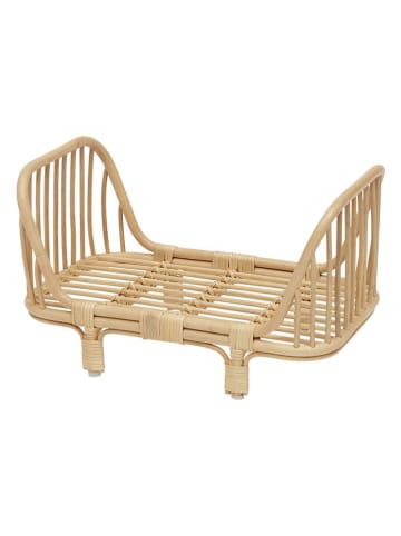 OYOY mini Łóżeczko "Nana" w kolorze jasnobrązowym dla lalek - 3+