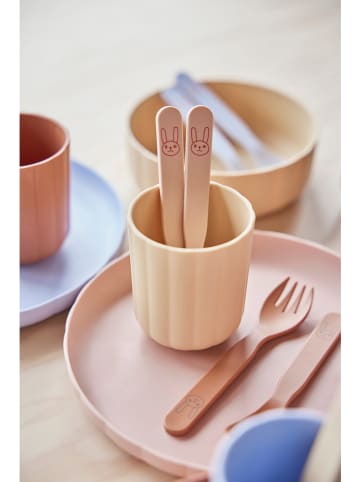 OYOY mini 2-delige eetleerset "Pullo" lichtbruin/beige - vanaf 12 maanden