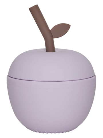 OYOY mini Kubek "Apple" w kolorze fioletowym - 6m+
