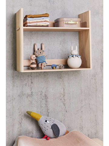 OYOY mini Tischleuchte "Rabbit" in Crème/ Blau