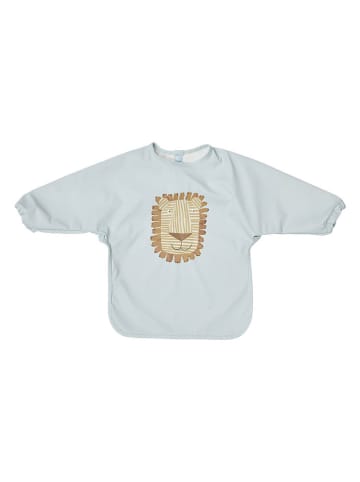 OYOY mini Śliniaczek "Lobo Lion" w kolorze błękitnym z rękawami