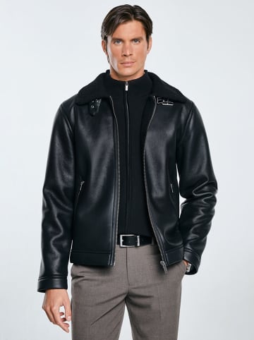 BIG STAR Kurtka w kolorze czarnym ze skóry syntetycznej