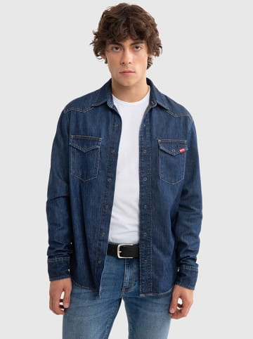 BIG STAR Jeanshemd - Regular fit - in Dunkelblau