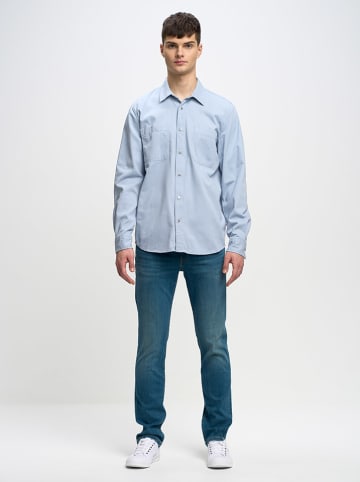 BIG STAR Koszula - Regular fit - w kolorze błękitnym