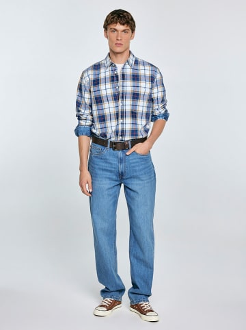 BIG STAR Hemd "Merowi" - Regular fit - in Hellblau/ Blau