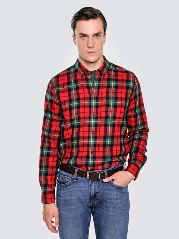 BIG STAR Koszula - Regular fit - w kolorze czerwonym