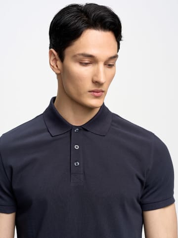 BIG STAR Poloshirt in Dunkelblau