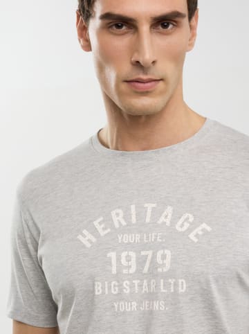 BIG STAR Koszulka w kolorze szarym