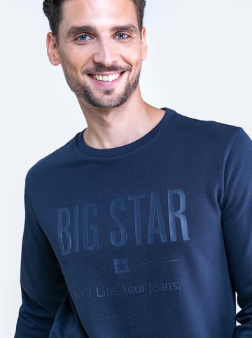 BIG STAR Bluza w kolorze granatowym