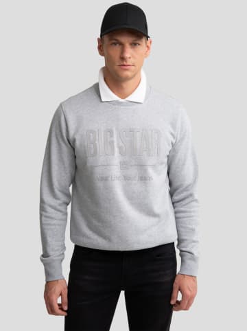 BIG STAR Sweatshirt in Grau