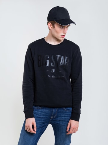 BIG STAR Sweatshirt in Schwarz
