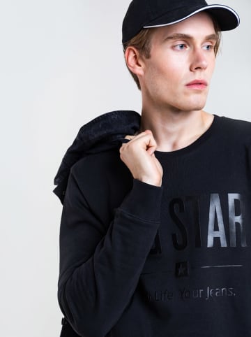 BIG STAR Sweatshirt in Schwarz