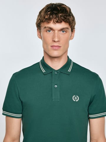 BIG STAR Koszulka polo "Poller" w kolorze zielonym