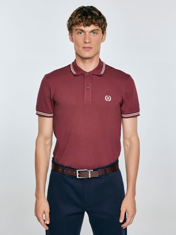 BIG STAR Poloshirt "Poller" in Bordeaux
