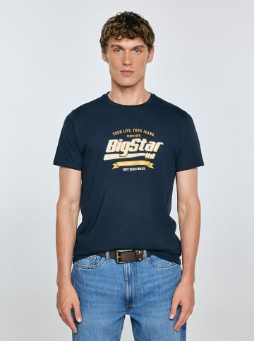 BIG STAR Shirt "Briss" in Dunkelblau