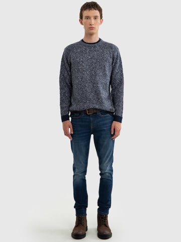 BIG STAR Sweter w kolorze granatowym