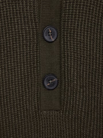 BIG STAR Sweter "Carlson" w kolorze khaki