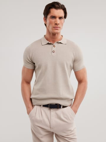 BIG STAR Sweter w kolorze beżowym