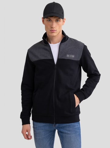 BIG STAR Sweatjacke in Schwarz