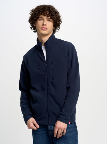 BIG STAR Fleecejacke "Malkom" in Dunkelblau