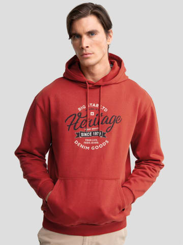 BIG STAR Bluza w kolorze czerwonym