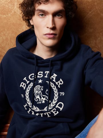 BIG STAR Bluza w kolorze granatowym