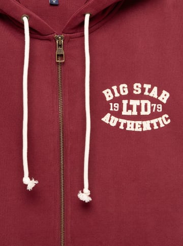 BIG STAR Bluza "Karol" w kolorze bordowym