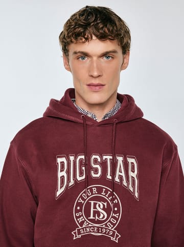 BIG STAR Bluza "Adam" w kolorze bordowym