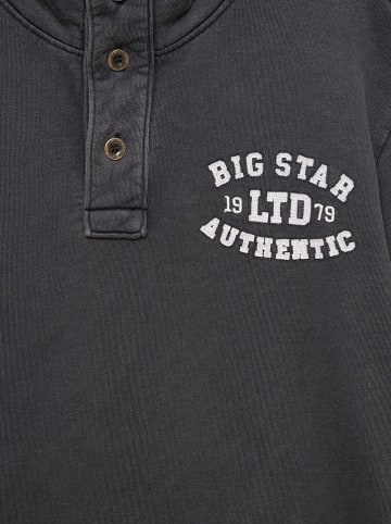 BIG STAR Sweatshirt "Julian" in Anthrazit