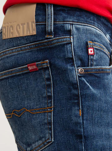 BIG STAR Dżinsy "Deric" - Skinny fit - w kolorze granatowym